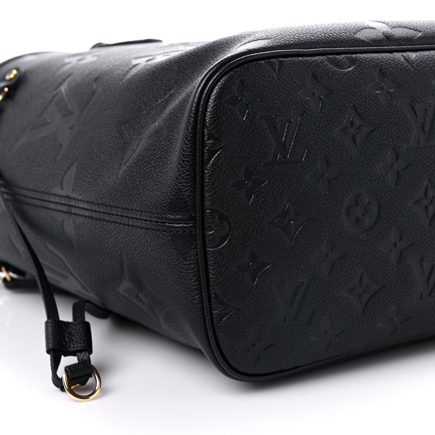 Louis Vuitton Empreinte Monogram Giant Neverfull MM Black 8 of 9