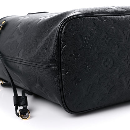 Louis Vuitton Empreinte Monogram Giant Neverfull MM Black 8 of 9