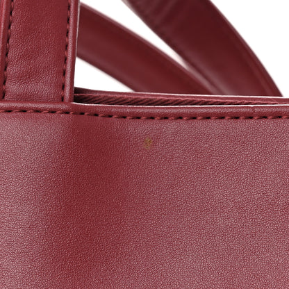 Telfar Vegan Leather Medium Shopping Bag Oxblood 14 of 15