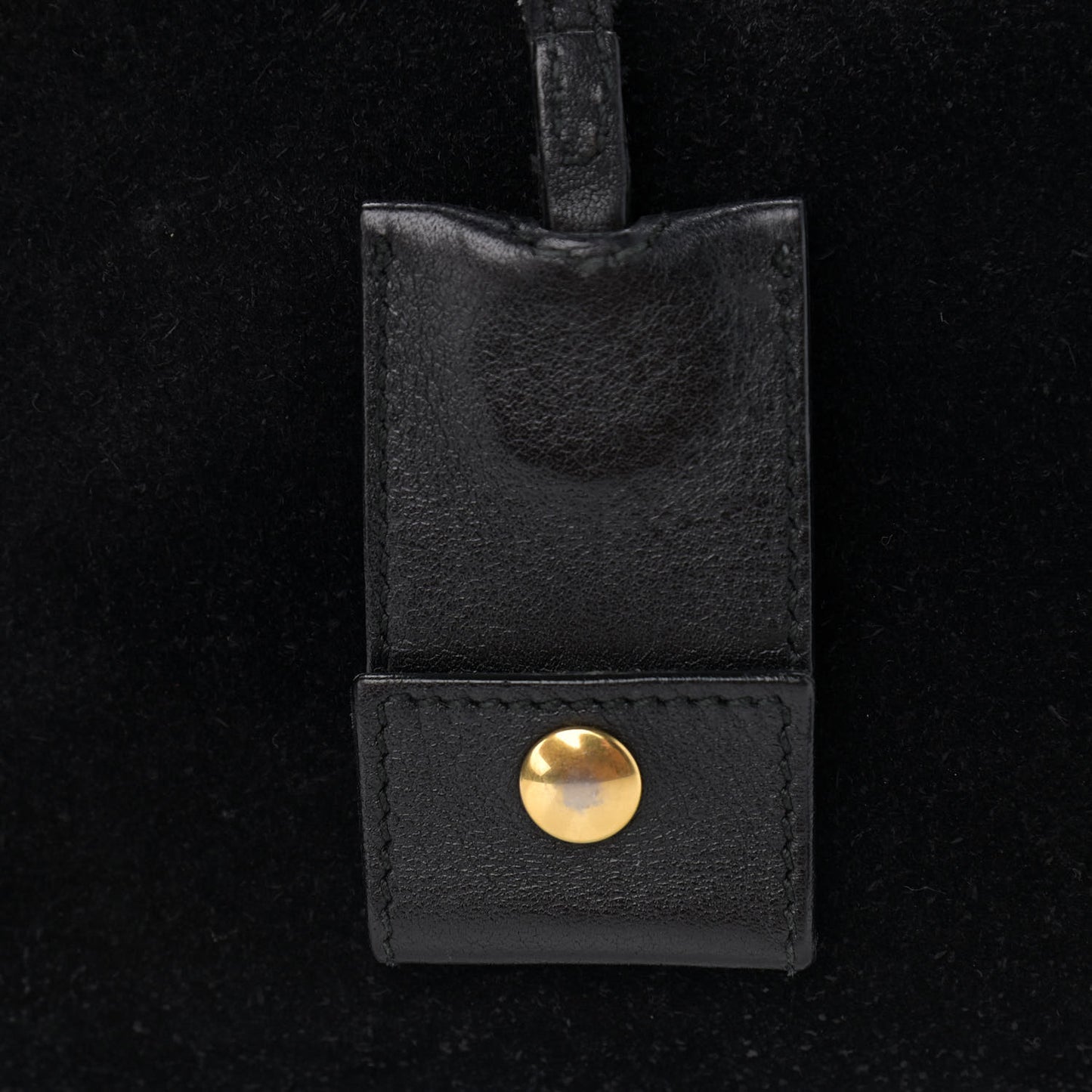 Suede Small Classic Y Cabas Black