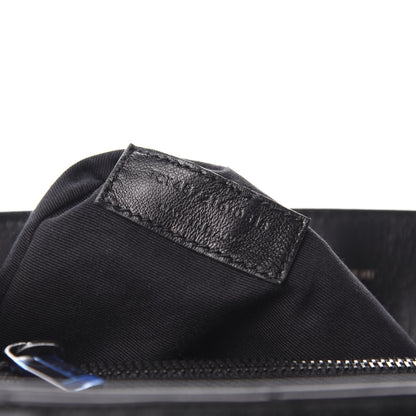 Saint Laurent Calfskin Y Quilted Monogram Medium Loulou Chain Satchel Black 10 of 11