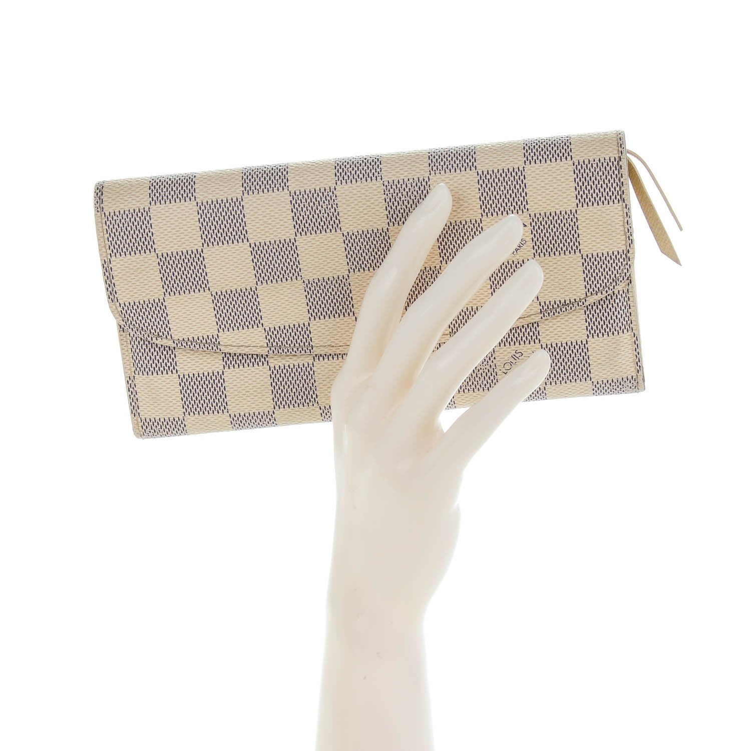 Louis Vuitton Damier Azur Emilie Wallet 3 of 10