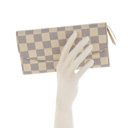 Louis Vuitton Damier Azur Emilie Wallet 3 of 10