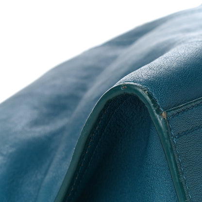 Saint Laurent Sheepskin Large Cabas ChYc Blue 6 of 7