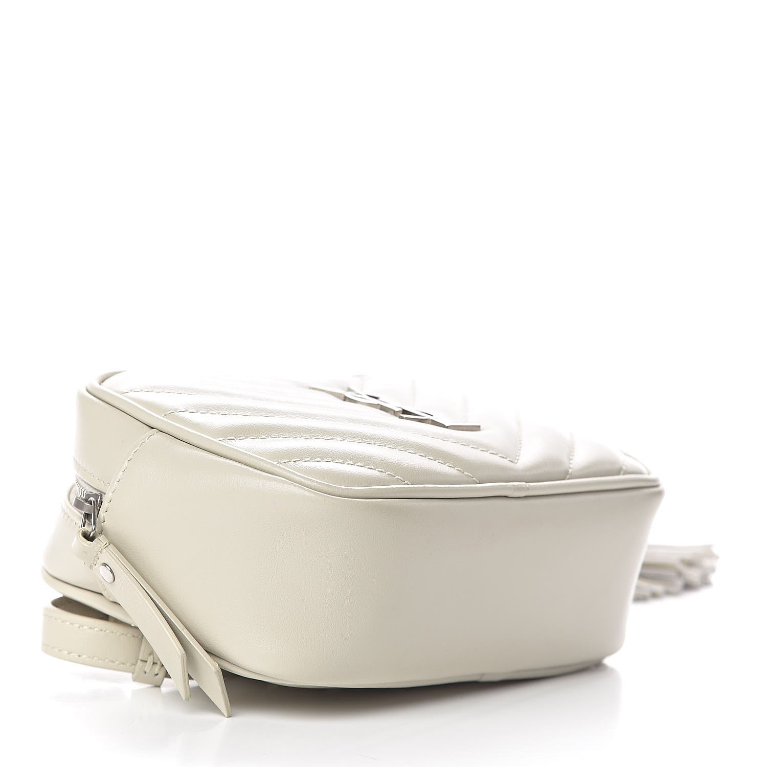 Saint Laurent Calfskin Matelasse Monogram Lou Belt Bag Crema Soft 4 of 9