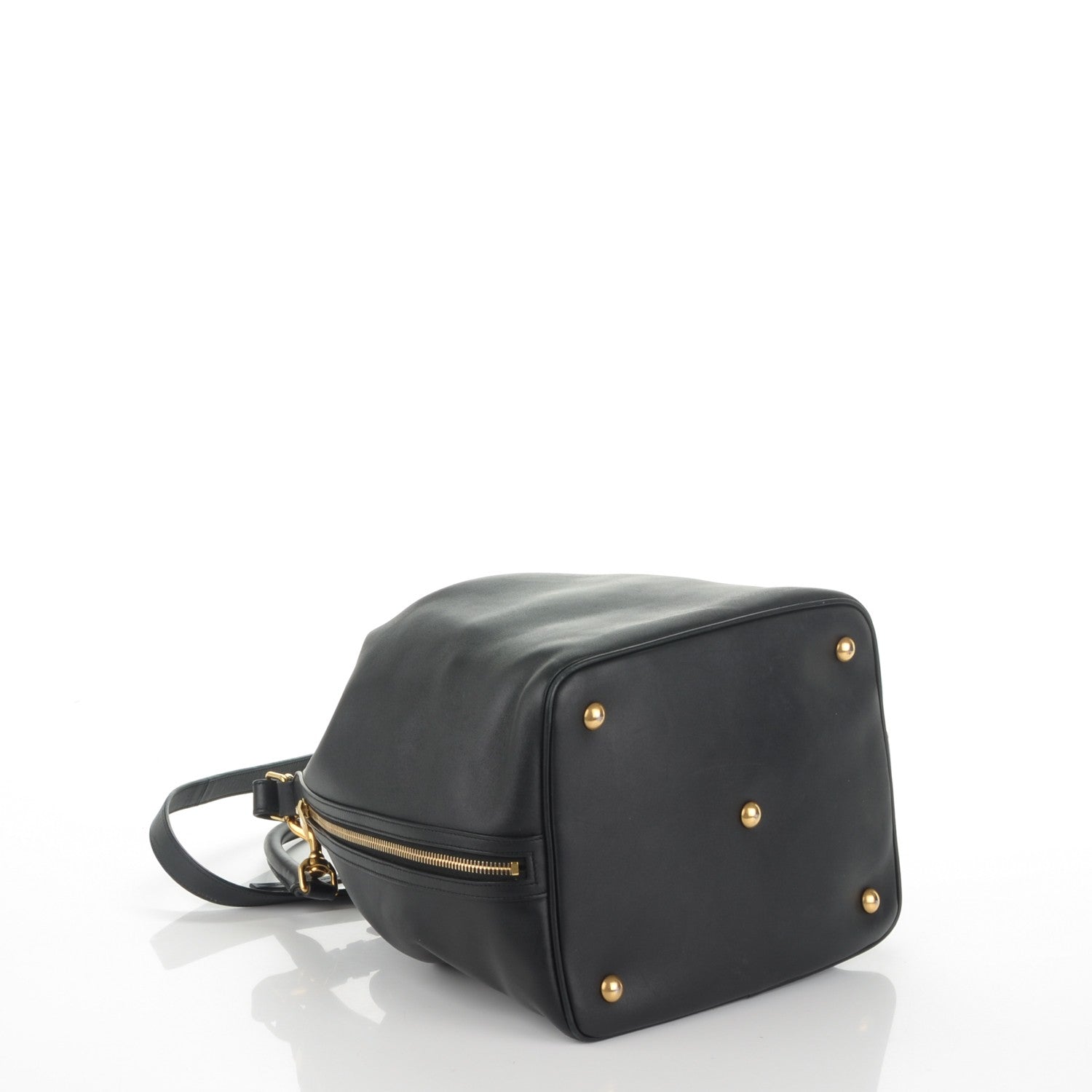 Saint Laurent Calfskin Large Emmanuelle Bucket Bag Black 4 of 7