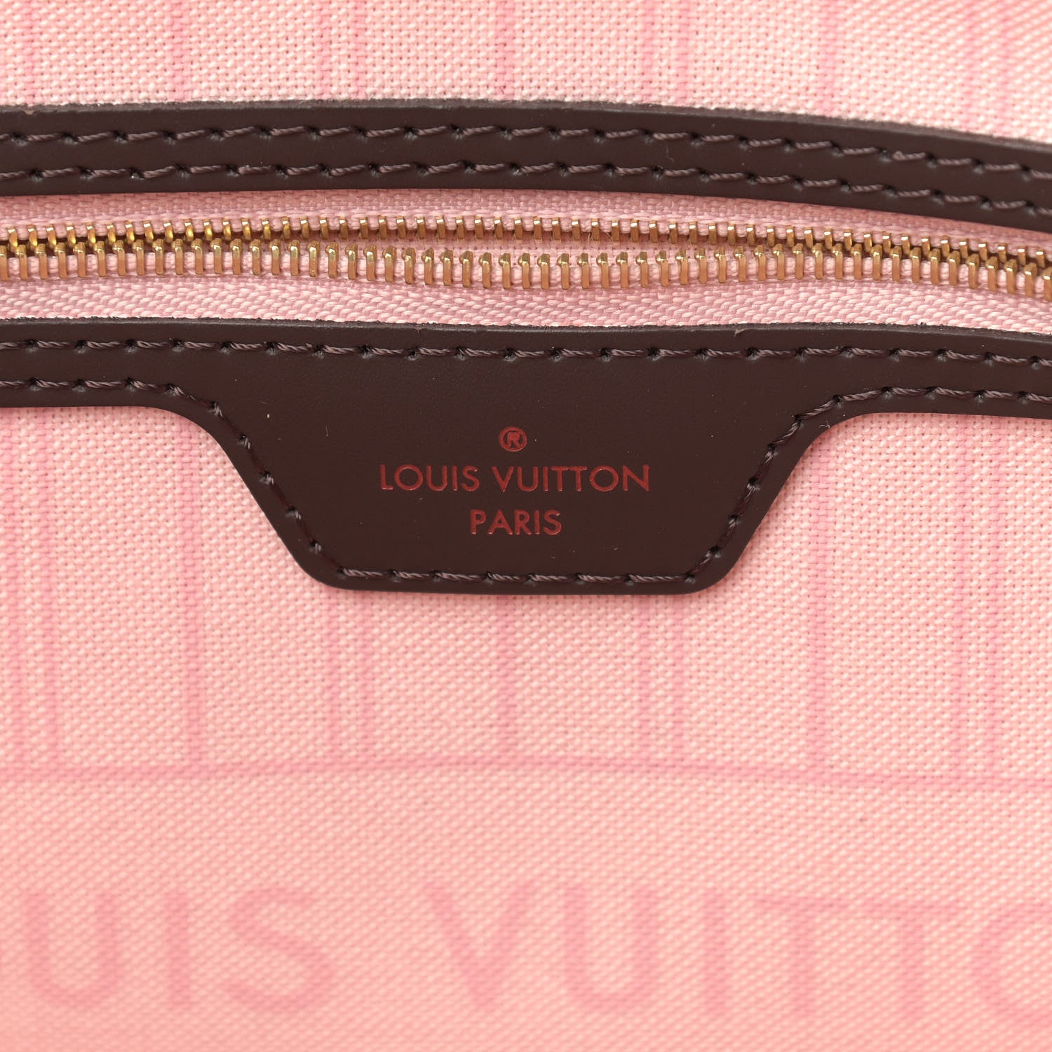 Louis Vuitton Damier Ebene Neo Neverfull MM Rose Ballerine 6 of 12