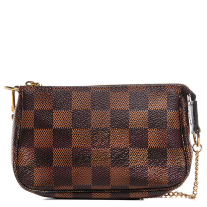 Louis Vuitton Damier Ebene Mini Pochette Accessories 1 of 7
