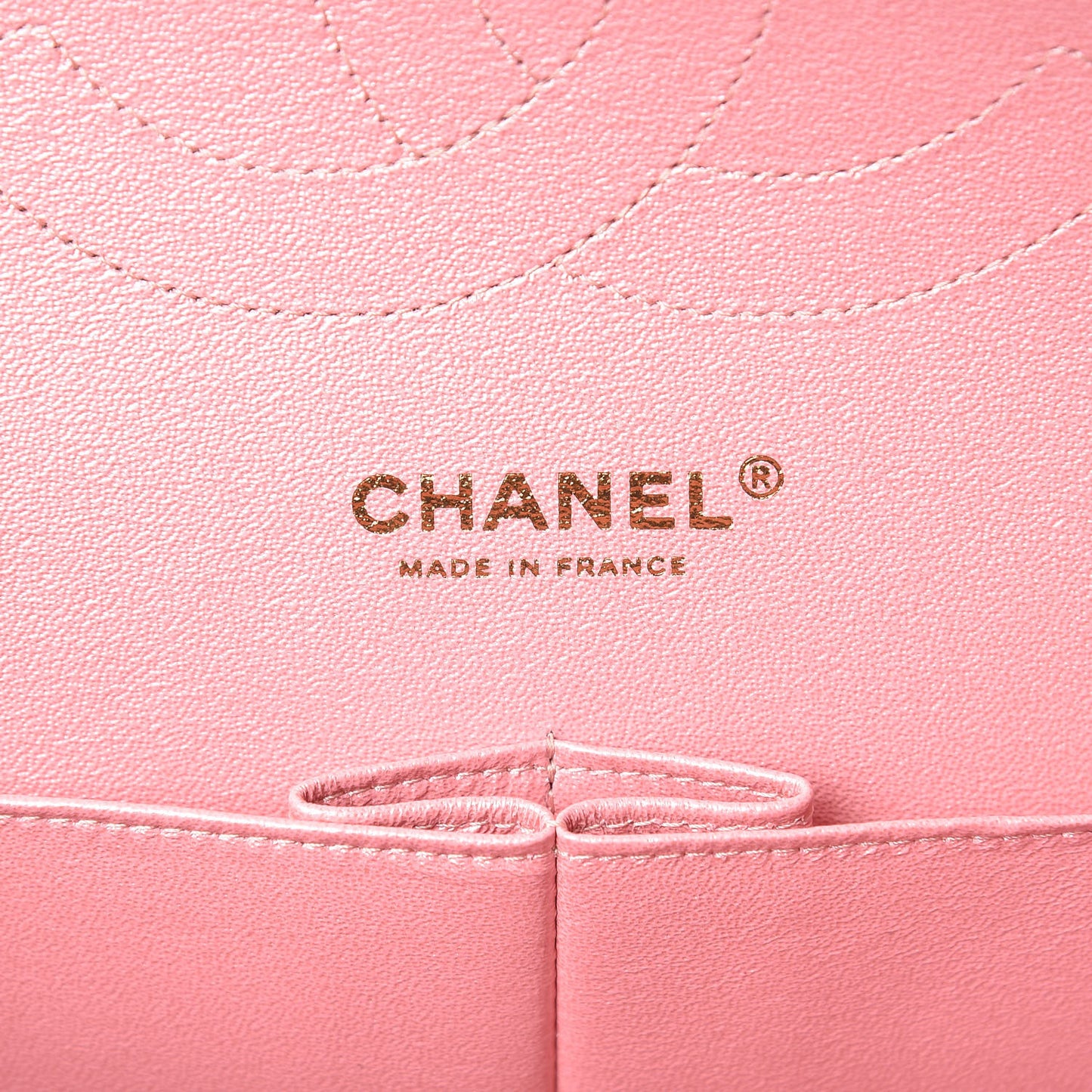 Iridescent Caviar Quilted Jumbo Double Flap Rose Pink