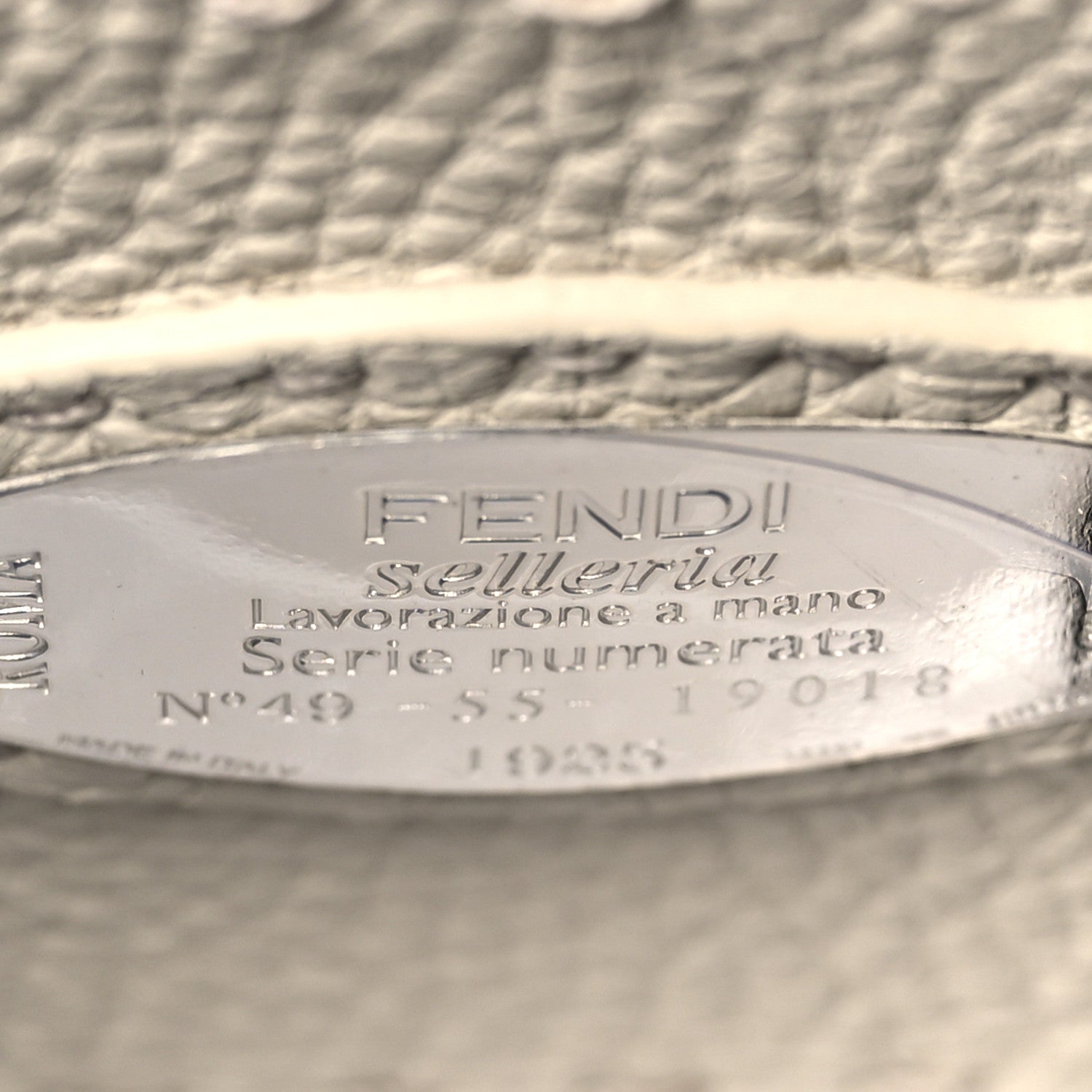Fendi Cuoio Romano Selleria Chamois Small Peekaboo I SEE U Satchel Asfalto Camelia 6 of 8