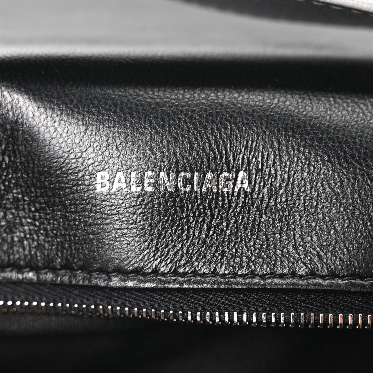 Balenciaga Metallic Soft Textured Calfskin Small Downtown Shoulder Bag Silver 6 of 9