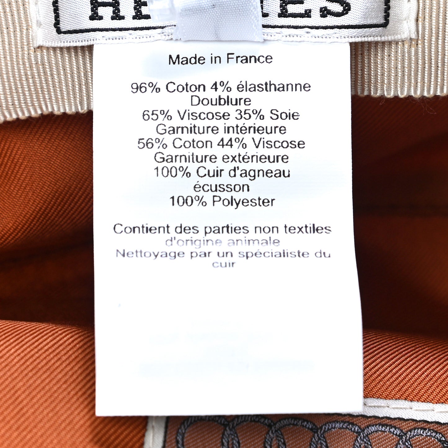 Double Linen Twill Casquette Cabourg Cliquetis Cap 58 White Creme