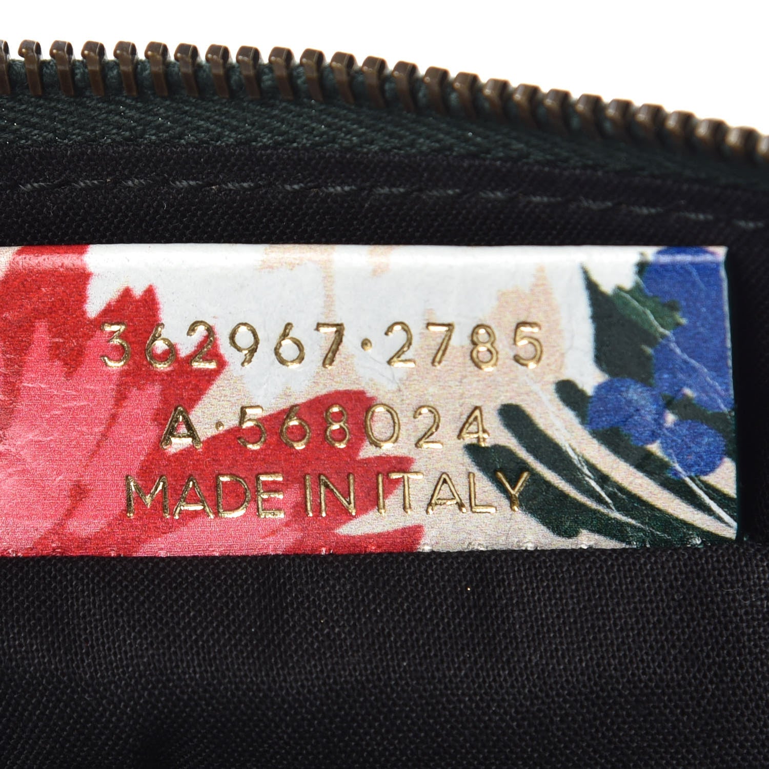 Balenciaga Agneau Classic Hardware Fleurs Small Pouch Beige Red Green 7 of 7