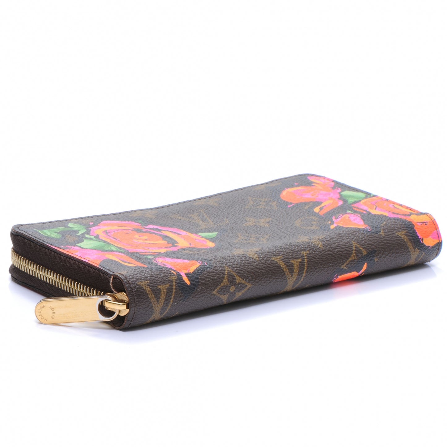 Monogram Roses Zippy Wallet