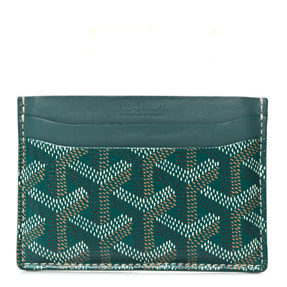 Goyard Goyardine Saint Sulpice Card Holder Green 1 of 6