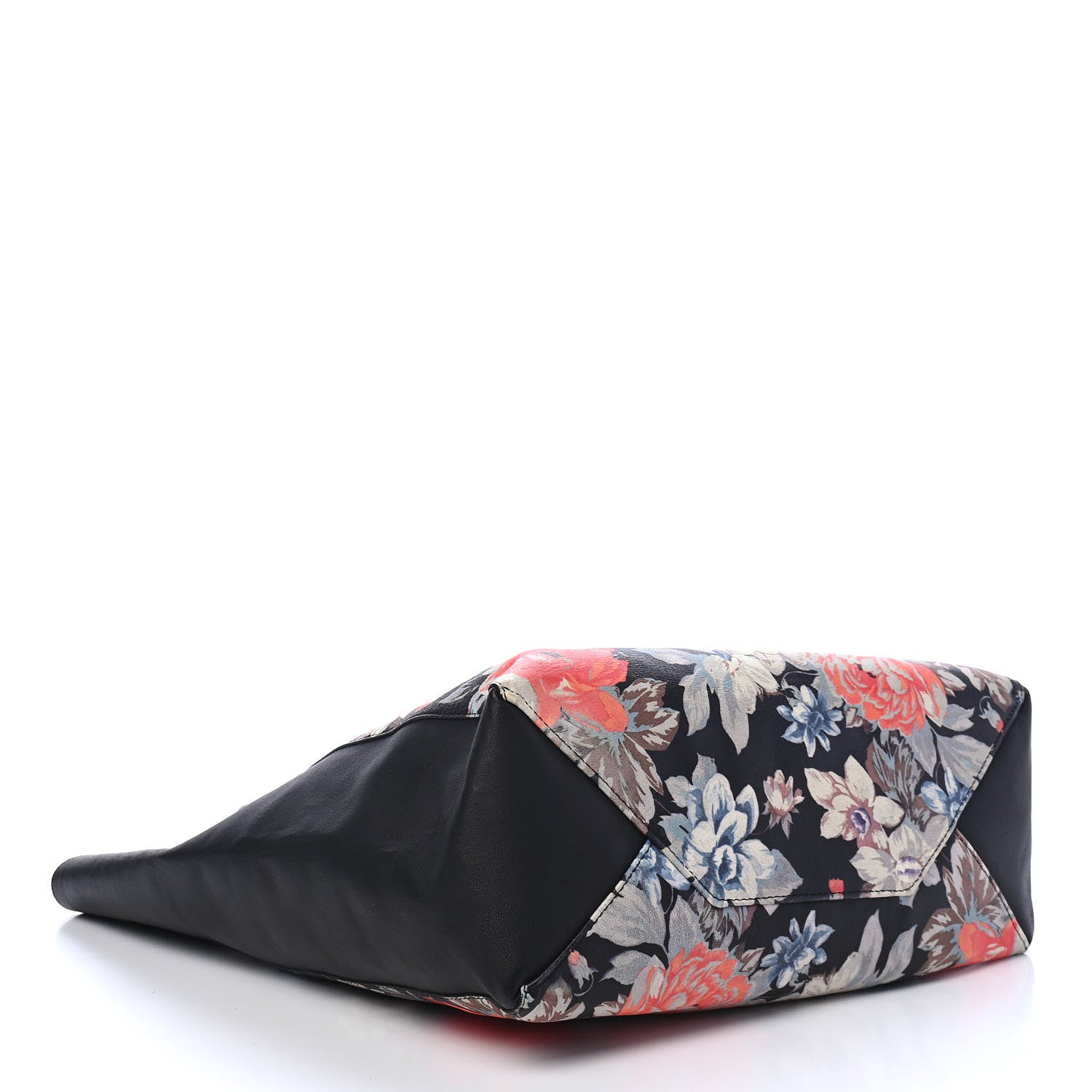 Celine Lambskin Floral Printed Vertical Cabas Potiron 4 of 12