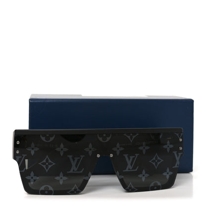 Louis Vuitton Acetate Monogram Waimea Z1583W Sunglasses Black 7 of 7