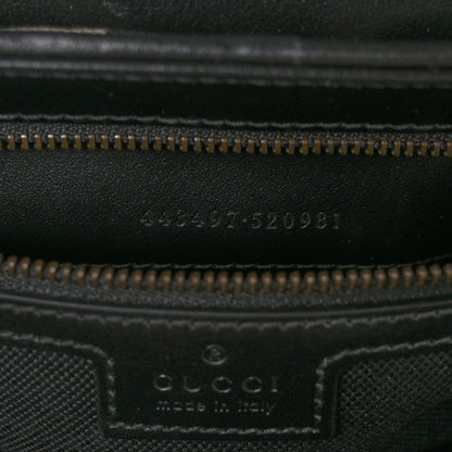 Gucci Canvas Matelasse Diagonal Polka Dot Small GG Marmont Shoulder Bag Black White 6 of 11