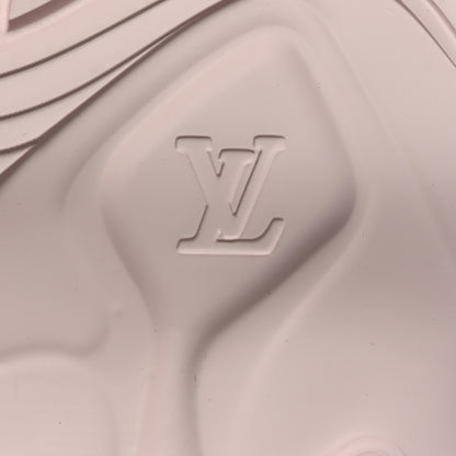 Louis Vuitton Rubber Monogram Embossed Pool 55 Flat Comfort Mule 40 Rose Clair 7 of 9