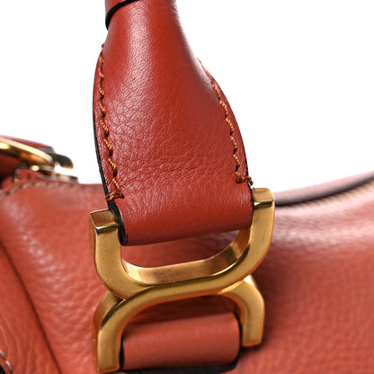 Chloe Calfskin Medium Marcie Satchel Muted Brown 23 of 28