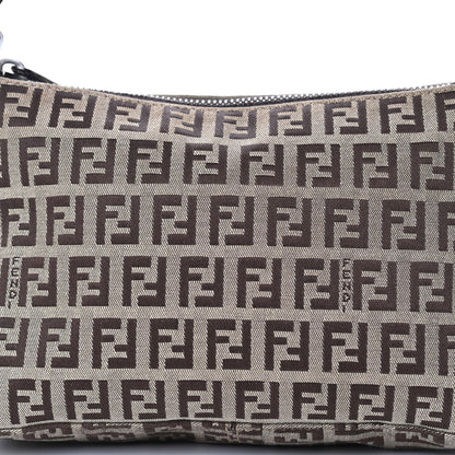 Fendi Zucchino Pochette Dark Brown 9 of 9