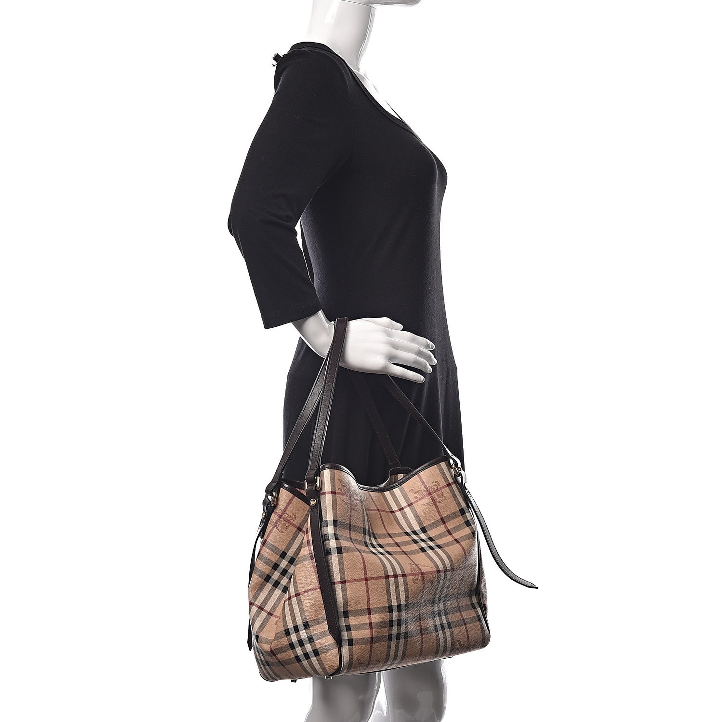 Haymarket Check Small Canterbury Tote Chocolate