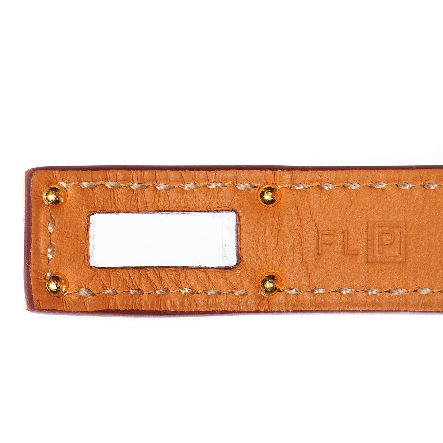 Epsom Kelly Double Tour Bracelet S Orange