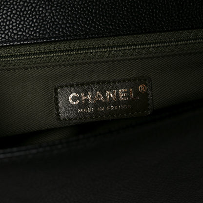Chanel Caviar Quilted New Medium Boy Flap Black 5 of 9
