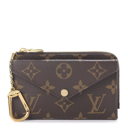 Louis Vuitton Monogram Recto Verso Card Holder Black 1 of 10