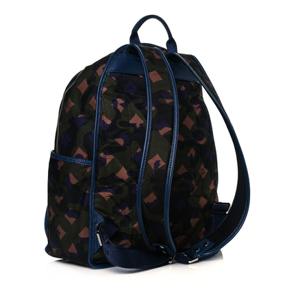 MCM Nylon Floral Camo Dieter Backpack Loden Green 2 of 12