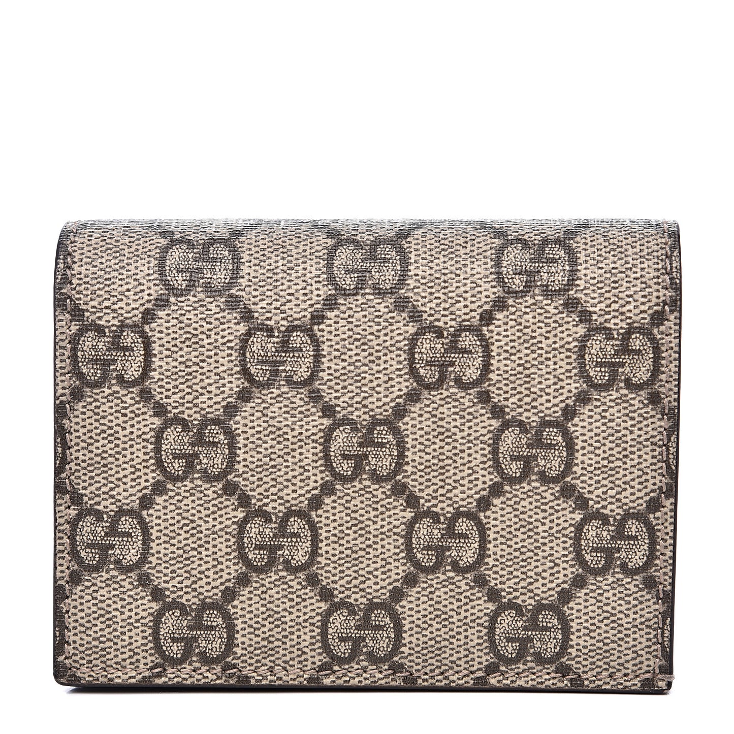 GG Supreme Monogram Card Case Beige