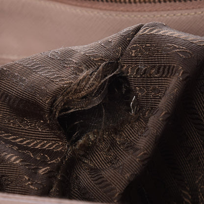 Prada Saffiano Medium Double Zip Tote Cammeo 13 of 18