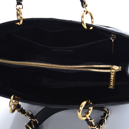 Chanel Caviar Quilted Grand Shopping Tote GST Black 5 of 8