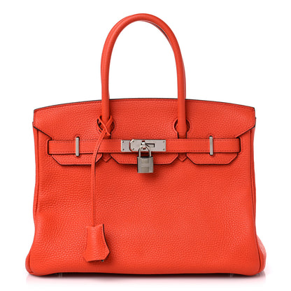 Hermes Togo Birkin 30 Capucine 1 of 13