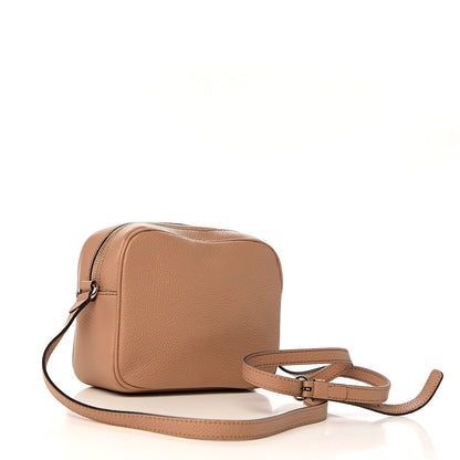 Gucci Pebbled Calfskin Small Soho Disco Bag Camelia 2 of 9