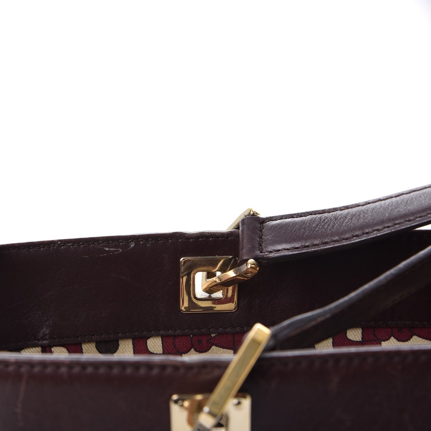 Guccissima Large Punch Tote Chocolate Brown