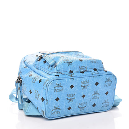 MCM Visetos Mini Stark Backpack Blue 4 of 17
