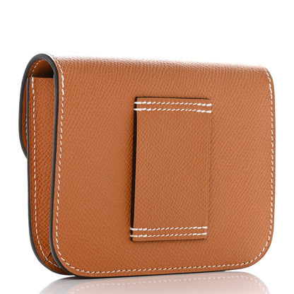 Hermes Epsom Constance Slim Wallet Gold 4 of 9