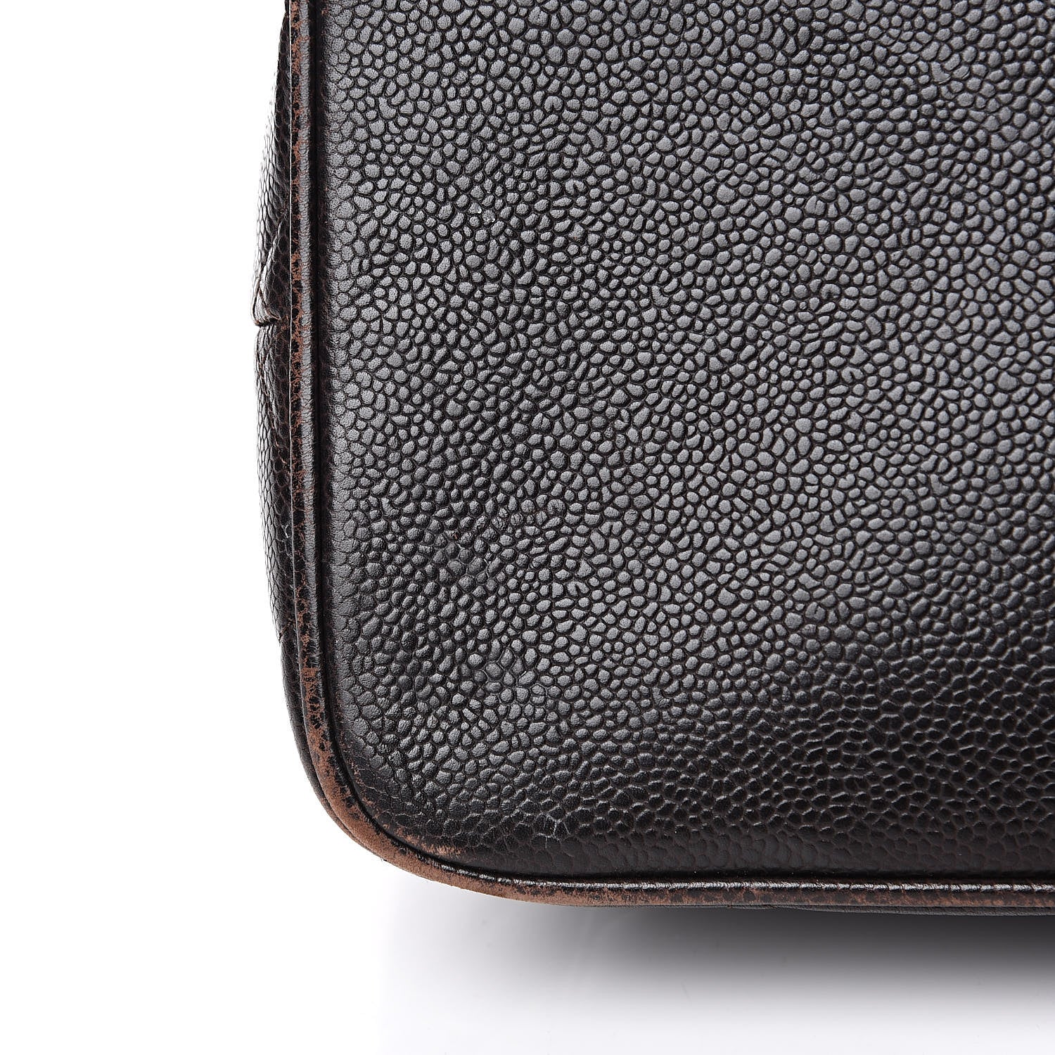 Chanel Caviar Quilted Medallion CC Tote Dark Brown 10 of 16