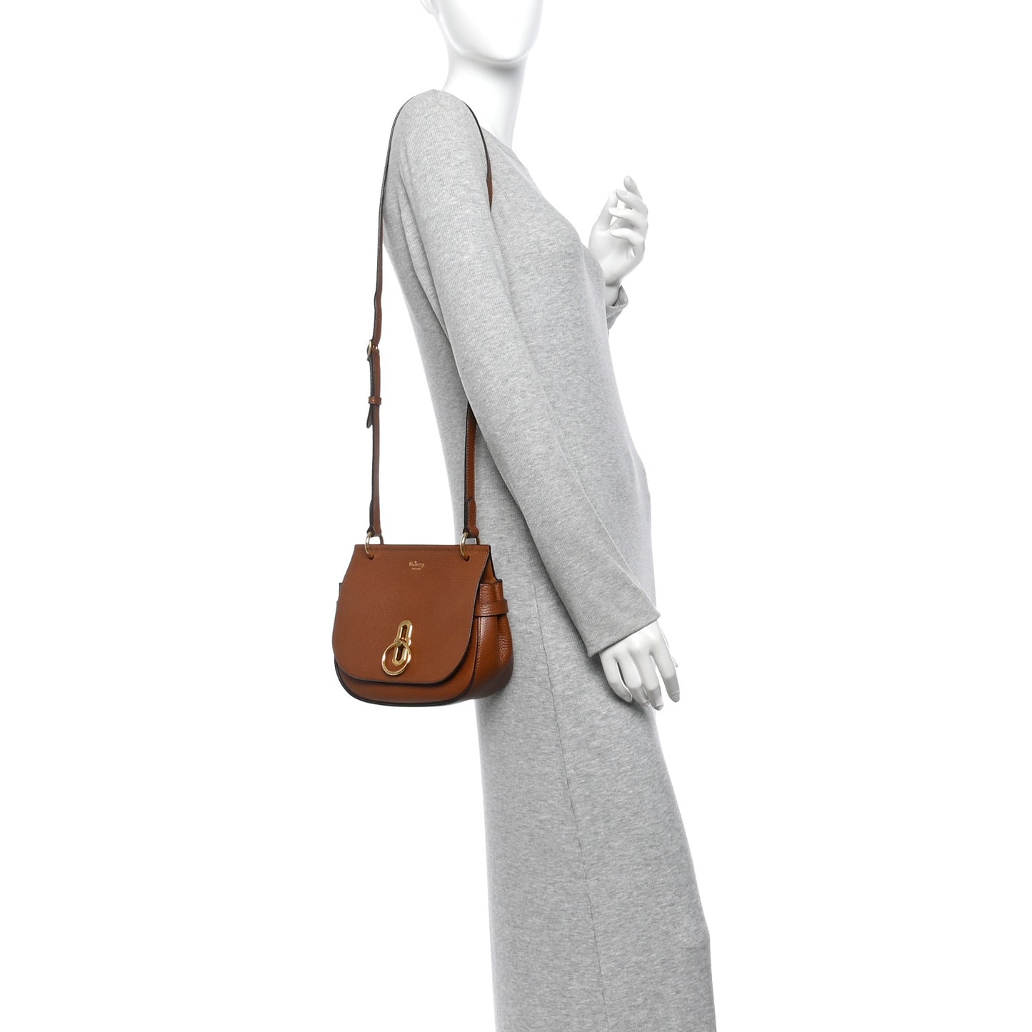 Small Classic Grain Small Amberley Satchel Oak