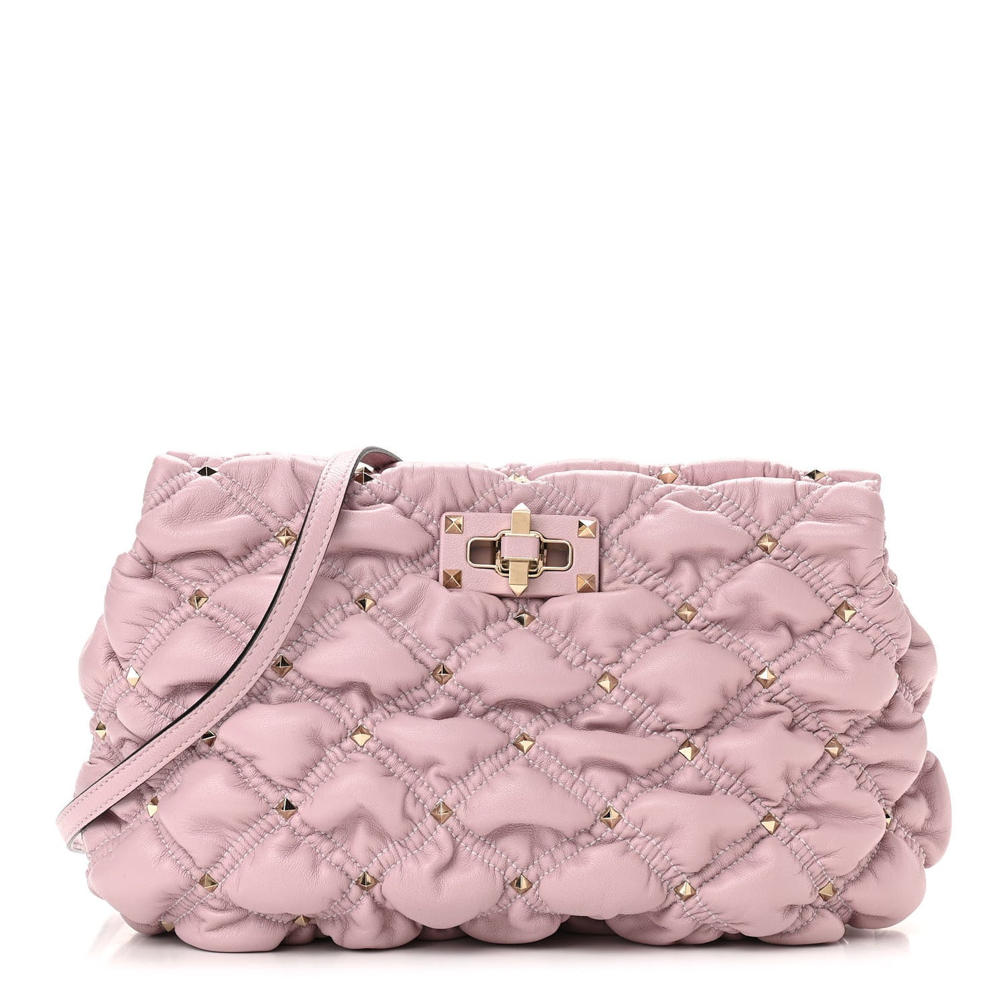Nappa Spikeme Clutch Rose Quartz