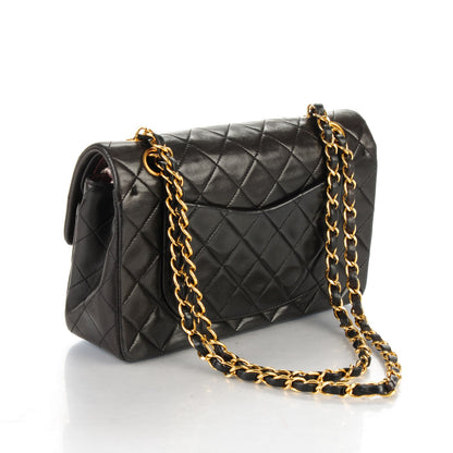 Chanel Lambskin Quilted Small Double Flap Black 3 of 8