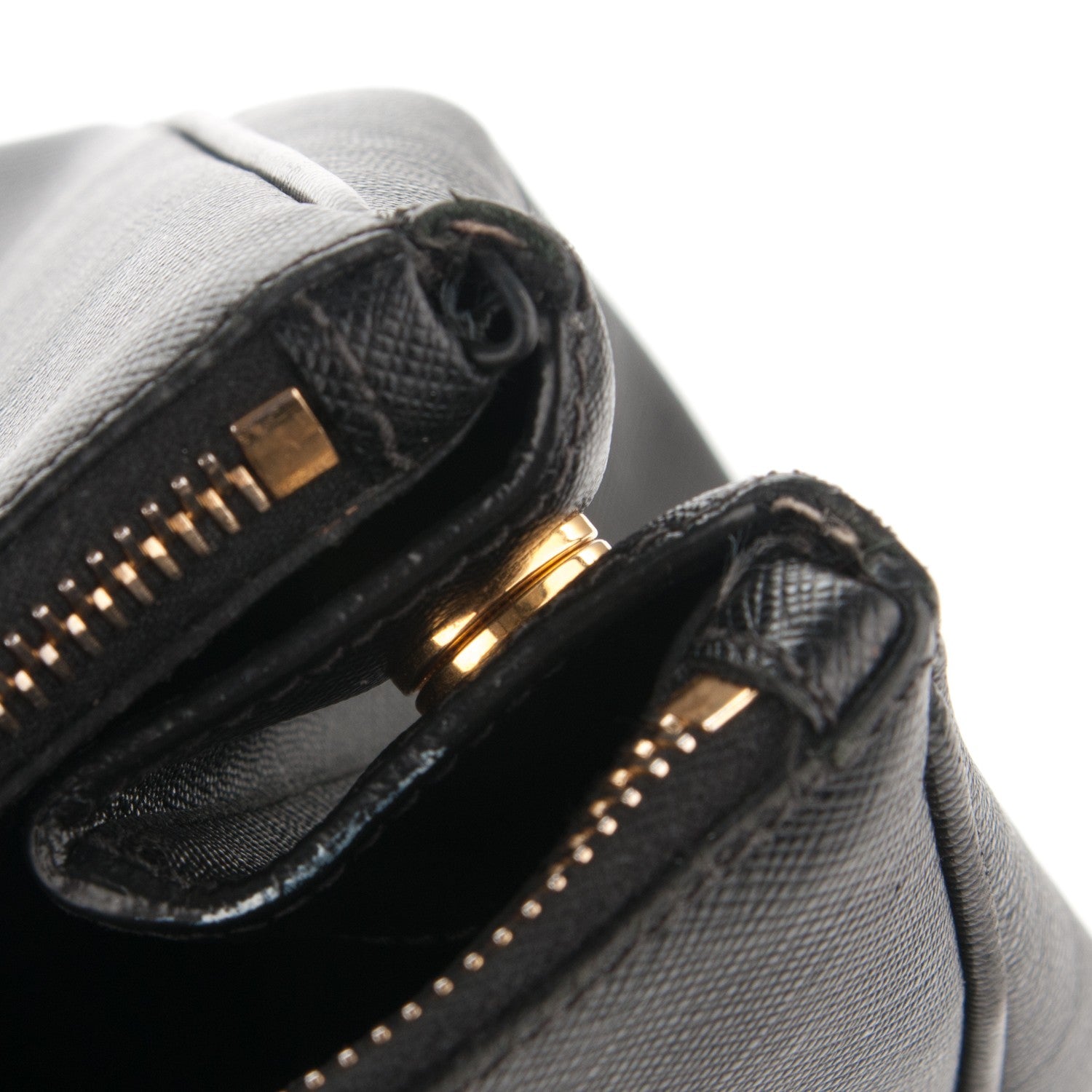 Prada Saffiano Lux Extra Large Galleria Double Zip Tote Black 8 of 9
