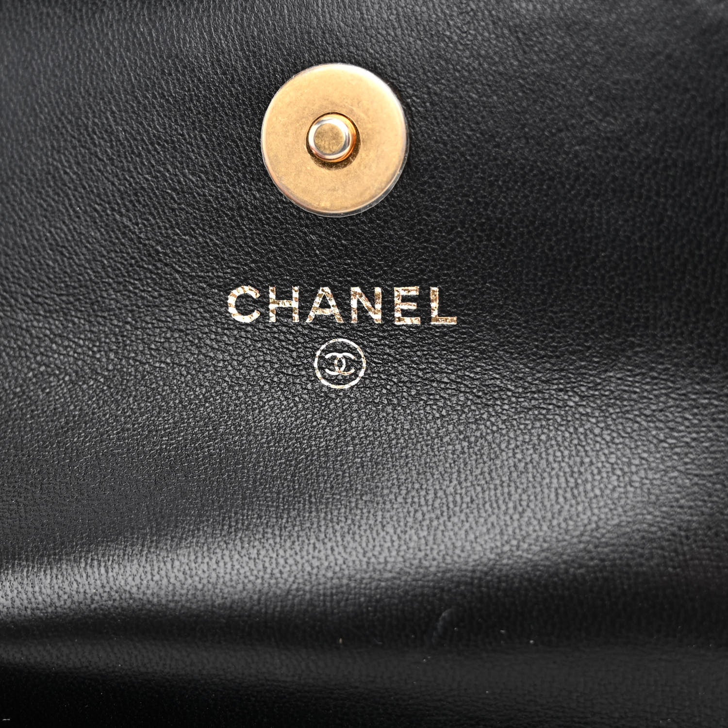 Chanel Canvas Printed Deer Coco Mini Crossbody Flap Gray Black 6 of 10