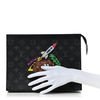 Louis Vuitton Monogram Eclipse Space Age Pochette Voyage MM 2 of 6