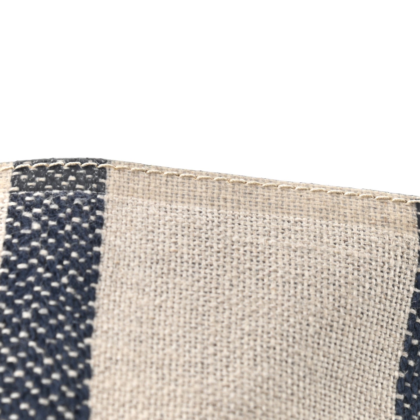 Canvas Striped Falabella Reversible Tote Navy
