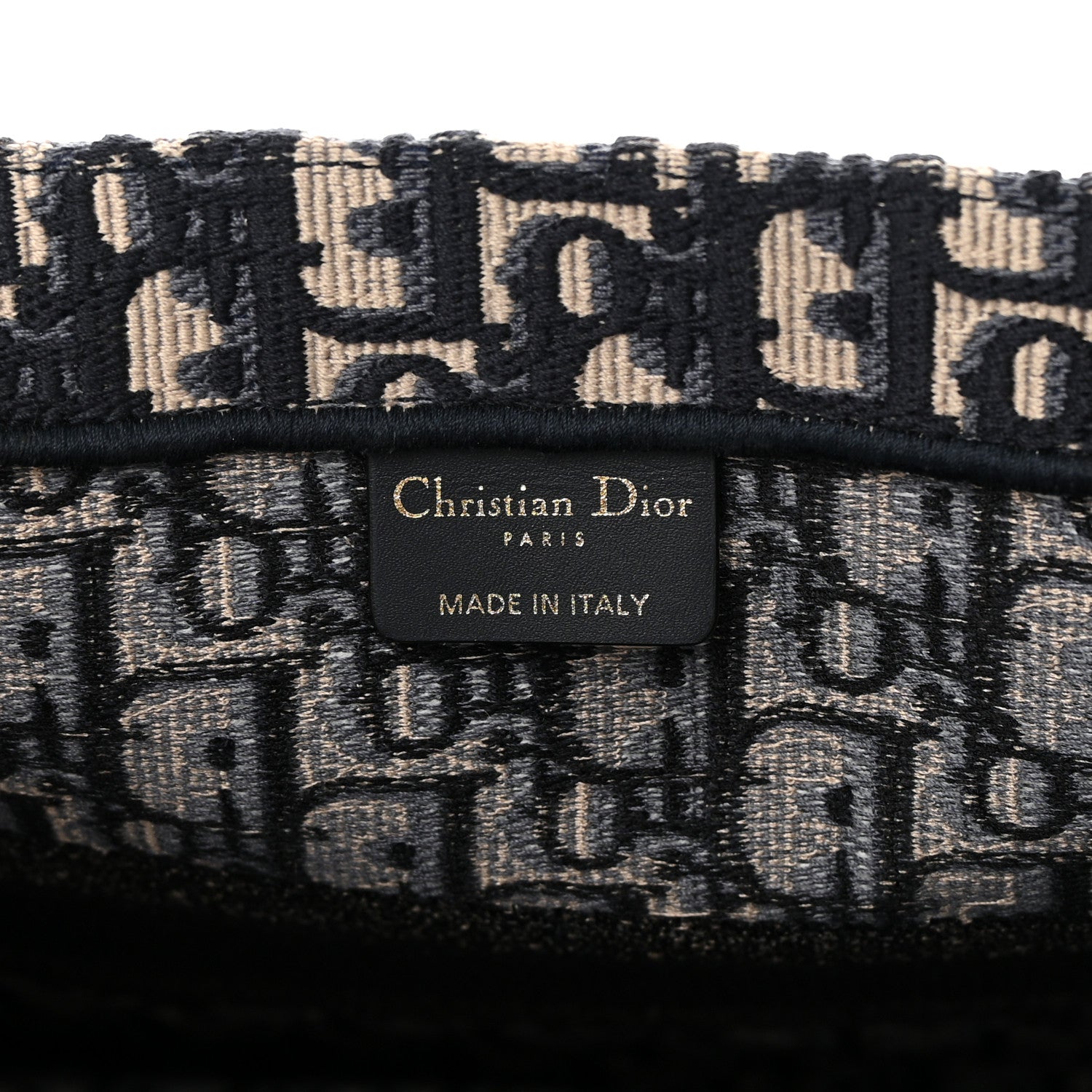 Christian Dior Oblique Medium Book Tote Blue Multicolor 6 of 13