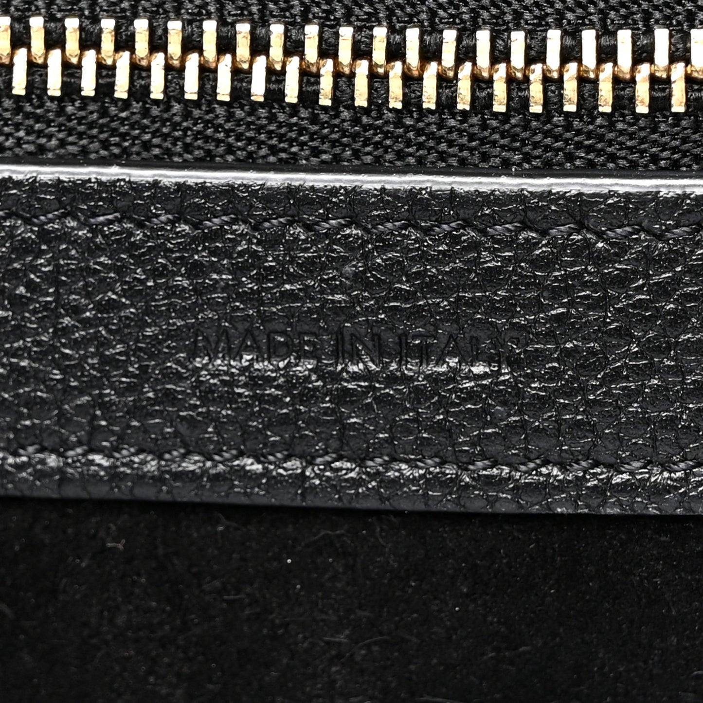 Soft Grained Calfskin Small Belt Cabas Phantom Black