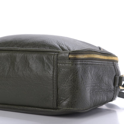 Balenciaga Agneau S Blanket Square Tote Green 8 of 11