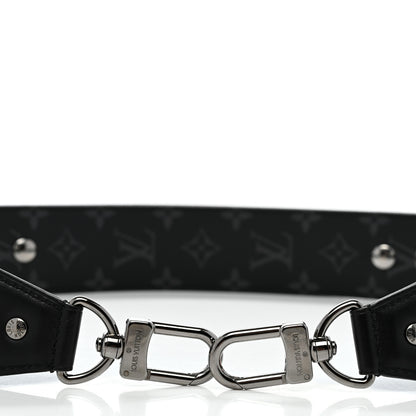 Louis Vuitton Monogram Eclipse Reversible Bandouliere Shoulder Strap 3 of 4